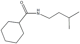 N-isopentylcyclohexanecarboxamide Struktur