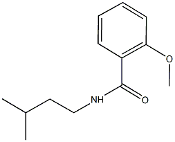 N-isopentyl-2-methoxybenzamide Struktur