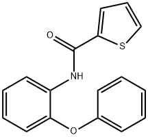 N-(2-phenoxyphenyl)-2-thiophenecarboxamide Struktur