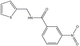 3-nitro-N-(2-thienylmethyl)benzamide Struktur