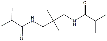 N-[3-(isobutyrylamino)-2,2-dimethylpropyl]-2-methylpropanamide Struktur