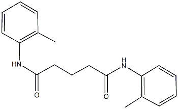 N~1~,N~5~-bis(2-methylphenyl)pentanediamide Struktur