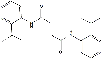 N~1~,N~4~-bis(2-isopropylphenyl)succinamide Struktur