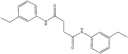 N~1~,N~4~-bis(3-ethylphenyl)succinamide Struktur