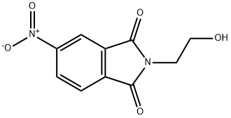 2-(2-hydroxyethyl)-5-nitro-1H-isoindole-1,3(2H)-dione Struktur