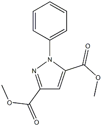 dimethyl 1-phenyl-1H-pyrazole-3,5-dicarboxylate Struktur