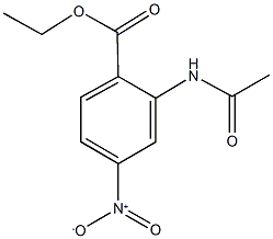 ethyl 2-(acetylamino)-4-nitrobenzoate Struktur