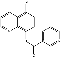 5-chloro-8-quinolinyl nicotinate Struktur