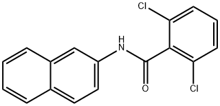 2,6-dichloro-N-(2-naphthyl)benzamide Struktur