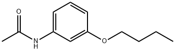 N-(3-butoxyphenyl)acetamide Struktur