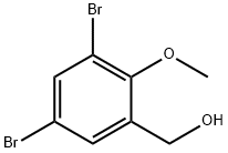 (3,5-dibromo-2-methoxyphenyl)methanol Struktur