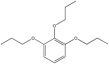 1,2,3-tripropoxybenzene Struktur