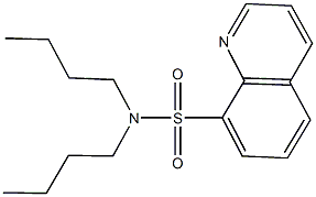 N,N-dibutyl-8-quinolinesulfonamide Struktur