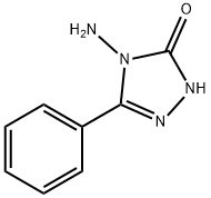 4-amino-5-phenyl-2,4-dihydro-3H-1,2,4-triazol-3-one Struktur