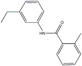 N-(3-ethylphenyl)-2-methylbenzamide Struktur