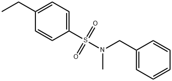 N-benzyl-4-ethyl-N-methylbenzenesulfonamide Struktur