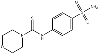 N-[4-(aminosulfonyl)phenyl]-4-morpholinecarbothioamide Struktur