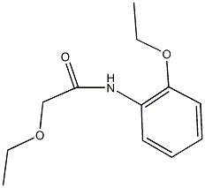 2-ethoxy-N-(2-ethoxyphenyl)acetamide Struktur