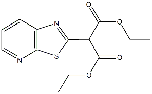 diethyl 2-[1,3]thiazolo[5,4-b]pyridin-2-ylmalonate Struktur