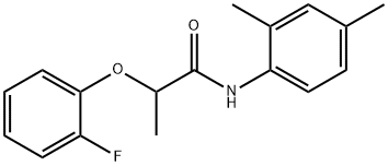 N-(2,4-dimethylphenyl)-2-(2-fluorophenoxy)propanamide Struktur