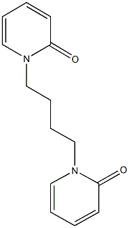 1-[4-(2-oxo-1(2H)-pyridinyl)butyl]-2(1H)-pyridinone Struktur