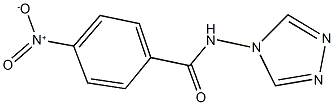 4-nitro-N-(4H-1,2,4-triazol-4-yl)benzamide Struktur