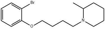 2-bromophenyl 4-(2-methyl-1-piperidinyl)butyl ether Struktur