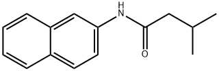 3-methyl-N-(2-naphthyl)butanamide Struktur