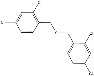 bis(2,4-dichlorobenzyl) sulfide Struktur