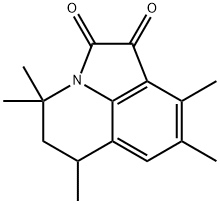 4,4,6,8,9-pentamethyl-5,6-dihydro-4H-pyrrolo[3,2,1-ij]quinoline-1,2-dione Struktur