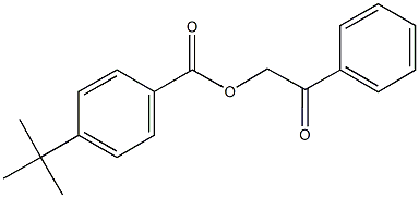 2-oxo-2-phenylethyl 4-tert-butylbenzoate Struktur