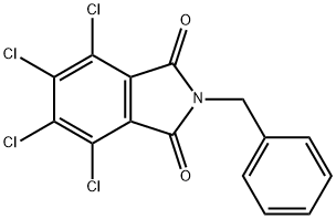 2-benzyl-4,5,6,7-tetrachloro-1H-isoindole-1,3(2H)-dione Struktur