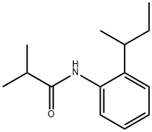 N-(2-sec-butylphenyl)-2-methylpropanamide Struktur