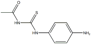 N-acetyl-N'-(4-aminophenyl)thiourea Struktur