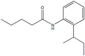 N-(2-sec-butylphenyl)pentanamide Struktur