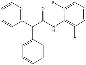 N-(2,6-difluorophenyl)-2,2-diphenylacetamide Struktur