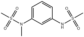 N-methyl-N-{3-[(methylsulfonyl)amino]phenyl}methanesulfonamide Struktur