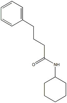 N-cyclohexyl-4-phenylbutanamide Struktur