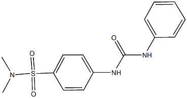 4-[(anilinocarbonyl)amino]-N,N-dimethylbenzenesulfonamide Struktur