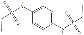 N-{4-[(ethylsulfonyl)amino]phenyl}ethanesulfonamide Struktur