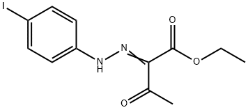 ethyl 2-[(4-iodophenyl)hydrazono]-3-oxobutanoate Struktur