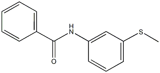 N-[3-(methylsulfanyl)phenyl]benzamide Struktur