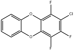 2-chloro-1,3,4-trifluorooxanthrene Struktur