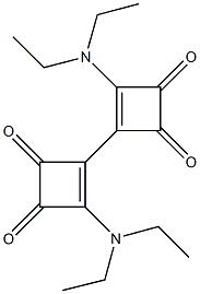 3,3'-bis(diethylamino)-4,4'-bis(cyclobut-3-ene)-1,1',2,2'-tetrone Struktur