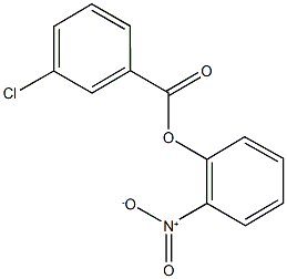 2-nitrophenyl 3-chlorobenzoate Structure