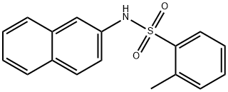 2-methyl-N-(2-naphthyl)benzenesulfonamide Struktur