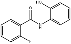 2-fluoro-N-(2-hydroxyphenyl)benzamide Struktur