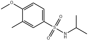 N-isopropyl-4-methoxy-3-methylbenzenesulfonamide Struktur