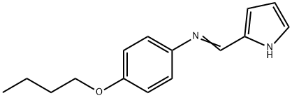 4-butoxy-N-(1H-pyrrol-2-ylmethylene)aniline Struktur