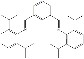 N-(2,6-diisopropylphenyl)-N-(3-{[(2,6-diisopropylphenyl)imino]methyl}benzylidene)amine Struktur